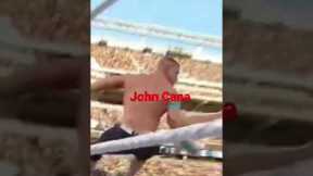 John Cana WWE reslar ring fight girl winner #short# trending
