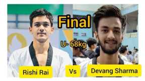Best fight U - 68 kg / Rishi Rai 🔵 vs Devang Sharma 🔴 / champion of Champions/ Chandigarh 2022 🏆