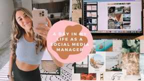 DAY IN THE LIFE OF A SOCIAL MEDIA MANAGER | what it's like, tips, and more!