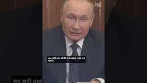 Putin Warns He Isn't Bluffing Over Nuclear Weapons