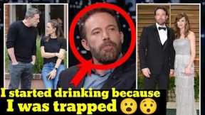 I started drinking because was trapped Ben Affleck Blamed His Alcoholism on Jennifer Garner Despite!