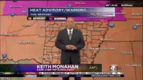 (KARK-TV) News Blooper: Shortest Weather Forecast Ever