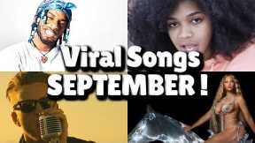 Top 40 Songs that are buzzing right now on social media! - SEPTEMBER 2022!