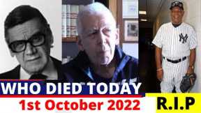 5 Famous Celebrities Passed Away on 1st October 2022 | Part 3