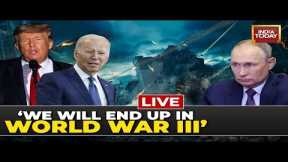 Donald Trump LIVE Speech: Ex-American President Trump Warns Of World War 3 | Russia Ukraine War News