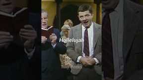 Mr. Bean singing at the church 😂 #shorts #mrbean #rowanatkinson #mybloopers