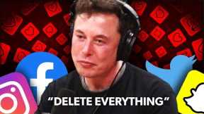 Elon Musk: DELETE Your Social Media NOW! - Here's Why!
