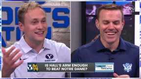 Is Jaren Hall's arm enough to lead BYU to a win over Notre Dame? | What's Trending on BYUSN 10.4.22