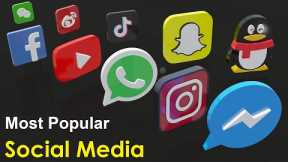 Most Popular Social Media Platforms ● 3D Comparison