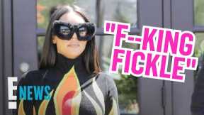 Kim Kardashian CLAPS BACK at Kanye West Fans For Mocking Flame Outfit | E! News
