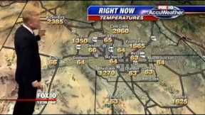Weather map goes crazy live on the air