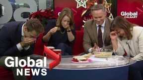 Holiday artichoke dip goes terribly wrong on-air