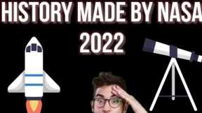 2022 when NASA MADE HISTORY | Artemis 1, Asteroid, James Webb telescope, Moon and more