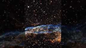 Zooming in on the Veil Nebula captured by James Webb Space Telescope #shorts #jwst #short #viral