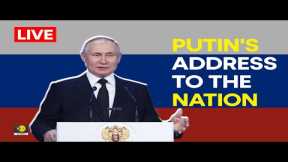 Putin Live: Russian President Vladimir Putin's address to the nation | Russia-Ukraine war live| WION