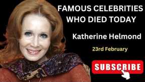 5 Famous Celebrity Deaths Today