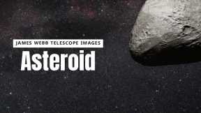 Illustration of a large asteroid discovered by James Webb telescope @sciencedawn