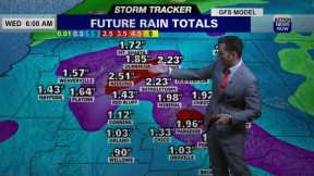 Storm Tracker Forecast: Heavy rain & strong winds ahead for your Tuesday