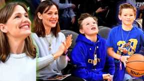 Jennifer Garner Treated Her Son Samuel Lakers Game Against Warriors Los Angeles