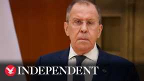 Watch again: Russian Foreign Minister Sergei Lavrov speaks at geopolitical conference in India