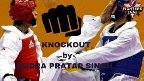 WAIT FOR KNOCKOUT (RUDRA PRATAP SINGH) #taekwondo #trending #viral #fight #sports #youtube #knockout