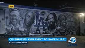 Celebrities join fight to save Bellflower mural