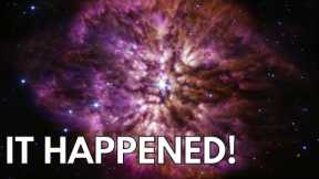 10 Minutes Ago: James Webb Space Telescope Watches INSANE Supernova Explosion