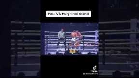 Jake Paul versus Tommy fury, final round #trending #fight #boxing #sports #saudiarabia #brawl
