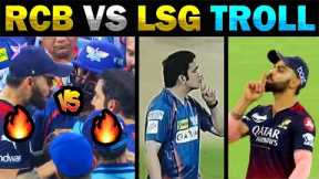 RCB VS LSG IPL TROLL 2023 | KOHLI VS GAMBHIR FIGHT - TODAY TRENDING