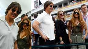 Tom Cruise mingles with stunning Shakira at the 2023 Miami Formula One Grand Prix.
