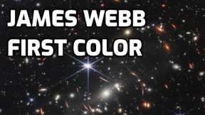 James Webb Space Telescope's FIRST COLOR Photo #shorts