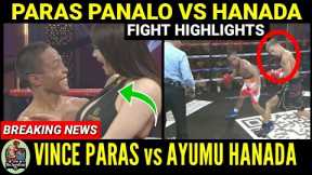 BREAKING: PARAS PANALO UNANIMOUS DECISION | FIGHT HIGHLIGHTS Vince Paras vs Ayumu Hanada