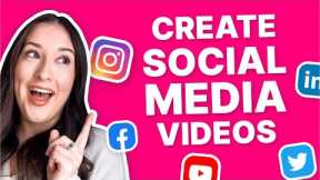 Create Social Media Videos - FAST, EASY & FREE!