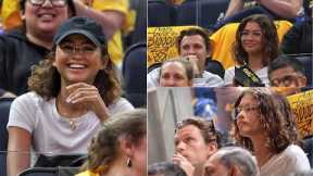 Tom Holland and Zendaya in attendance for Lakers-Warriors Game 2