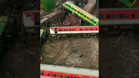 Odisha Railway accident video🎥🎥🎥#shorts #youtubeshorts #viral #viralvideo #trending