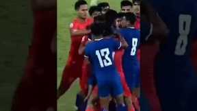 india vs nepal fight football #shorts #football #youtubeshorts #youtube