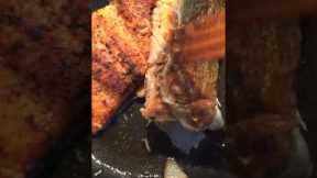 Fried Salmon #verysatisfying #food #foodie #healthyfood #trending #viral #viralvideo
