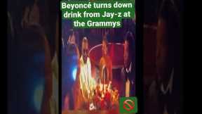 #beyonce turns down drink from #jayz #shorts #celebrity #trending #music #grammys #news #viral