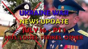 Ukraine War Update NEWS (20230716a): Pt 1 -  Overnight & Other News