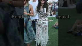Kendall Kylie  and Selena at Coachella #celebrities #celebrity #celebritynews #celebration #shorts