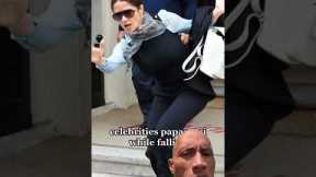 Celebrities paparazzi while falling #celebrities #celebrity #celebritynews #celebration #shorts
