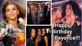 Beyonce Throws a 42nd Birthday Party on Stage. As Lots of Celebrities turned up to Support her.