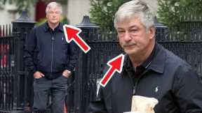Tired Looking Alec Baldwin Steps Out For Coffee In NYC Ahead Of Being Honored At Film Festival