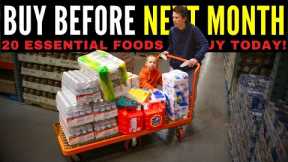 20 Foods That Will Double In Price This Fall & Winter | Prepping for FOOD SHORTAGES 2023