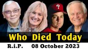 7 Famous Celebrities Who Died Today 8 October 2023 l Actors Died Today l Passed Away l Death News
