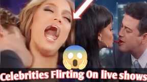 Celebrities Caught flirting on live TV shows | Celebraties Mania