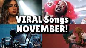 Top 40 Songs That Are Buzzing Right Now On Social Media! - NOVEMBER 2023!