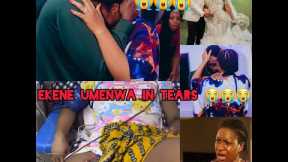 Shocking as Ekene Umenwa husband  in tears 😭😭😭 at his surprise birthday celebration.