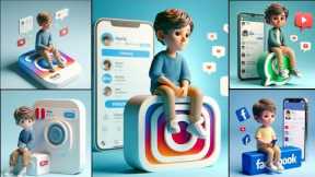 3D Characters For Social Media 🔥Ai Photo Editing | Instagram New Trend | Bing Ai Image Creator