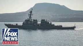 Iran-backed Houthi rebels attack US destroyer USS Carney in Red Sea
